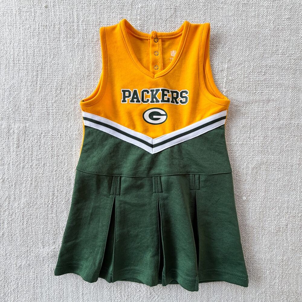 NFL Green Bay Packers Athletic Toddler Dress EUC 4T
